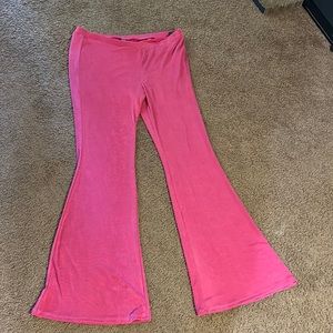 Pink Wild Fable flare pants.